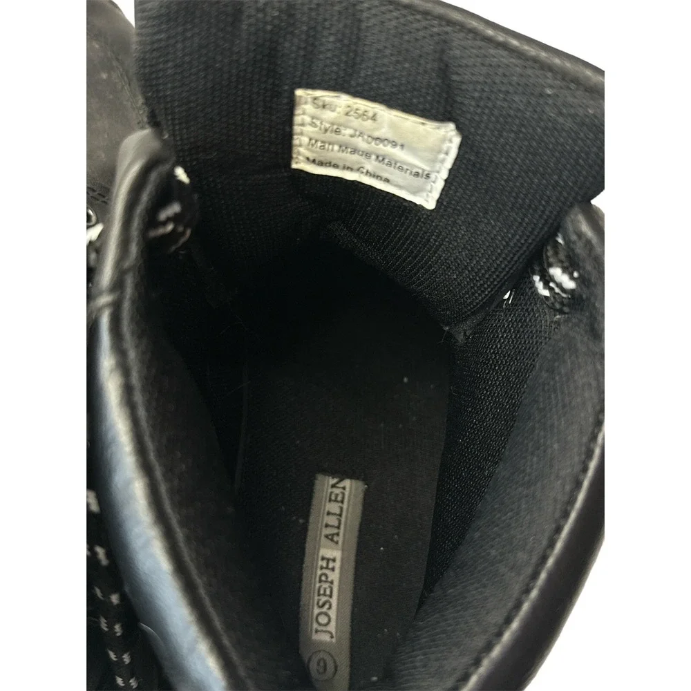 Joseph Allen Hi Top Tennis Shoes SKU:2564 STYLE:JA06091 Youth Size‎ 5 Black